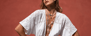 Atlantis Crystal Necklaces – luxury handcrafted jewellery by Amanda Marcucci, Florence.