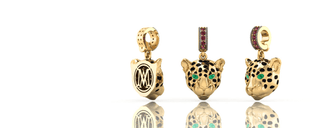 Gold Jaguar Jewellery Collection – luxury handcrafted jewellery by Amanda Marcucci, Florence.