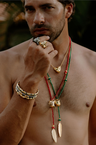 gold bangles, stacking bracelets, wildlife jewellery, italian jewellery, jaguar bangles, unisex bangles, mens jewellery