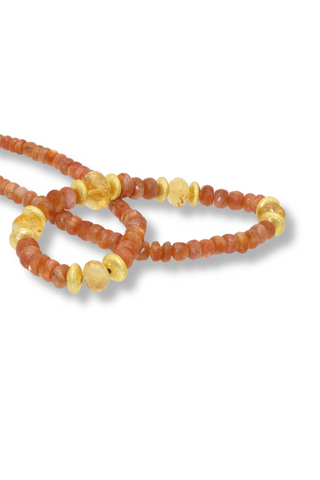 sunstone citrine necklace - amanda marcucci