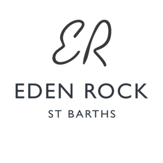 Eden Rock St. Barths logo on a black background