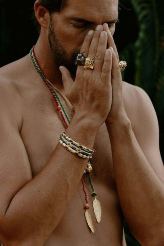 Black Panther Bangle – handcrafted Italian jewellery by Amanda Marcucci, Florence.