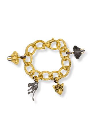Gold leopard charm – Helena Christensen x Amanda Marcucci