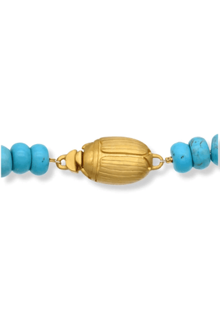 Blue Multi Gemstone Collar – handcrafted Italian jewellery by Amanda Marcucci, Florence.