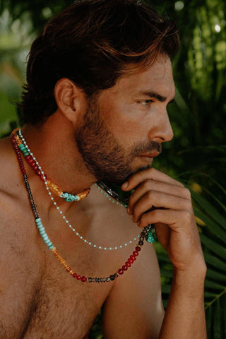 Chakra Collar Necklace – handcrafted Italian jewellery by Amanda Marcucci, Florence.