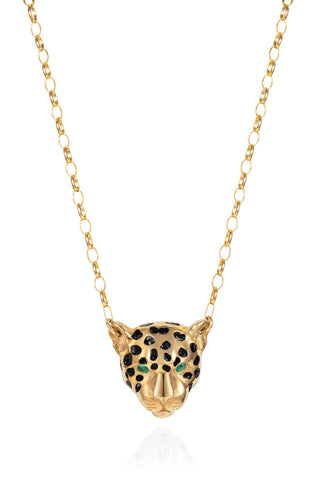 Large Gold Jaguar Necklace - Amanda Marcucci 