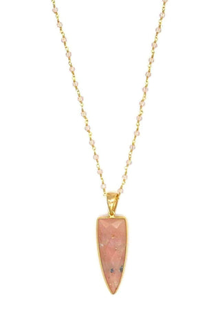 Pink Opal Point Necklace - Amanda Marcucci 