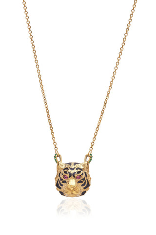 Small Gold Tiger Necklace - Amanda Marcucci 